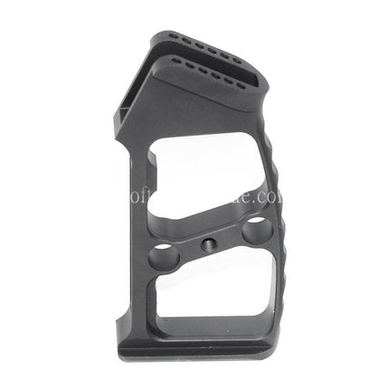 5KU Aluminium Pistolengriff (Ball / Edge / Knurly) geeignet für M4 M16 Serie GBB Gewehre Airsoft Schwarz