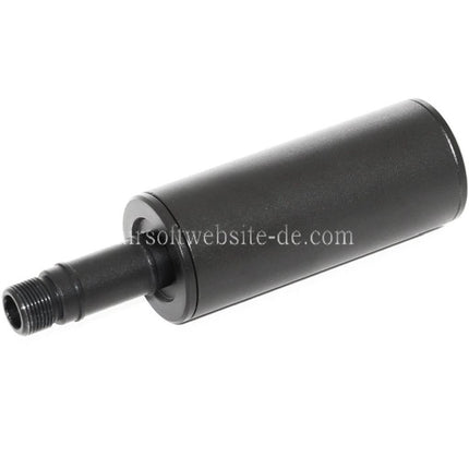 AIRSOFT WEBSITE Schalldämpfer -/+14mm CW/CCW mit Adapter Geeignet für Tokyo Marui WELL R2 Vz61 Scorpion AEP SMG Gewehre