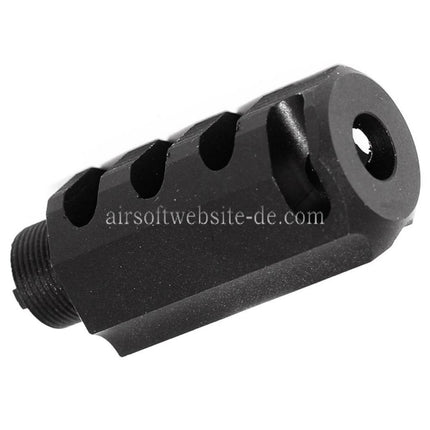 DOUBLE BELL 60mm/48mm Front Kit Kompensator Geeignet für DOUBLE BELL Tokyo Marui 1911 GBB Pistolen Airsoft Schwarz