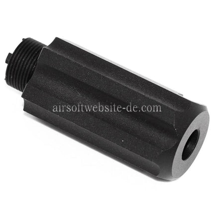 DOUBLE BELL 60mm/48mm Front Kit Kompensator Geeignet für DOUBLE BELL Tokyo Marui 1911 GBB Pistolen Airsoft Schwarz