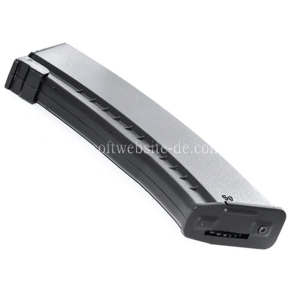 Airsoft Website 600rd Winding Hi-Cap Magazin Geeignet für AK Serie AEG Gewehre Schwarz