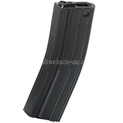 Airsoft Website 500rd Winding Hi-Cap Magazin Geeignet für M4 M16 Serie AEG Gewehre Schwarz
