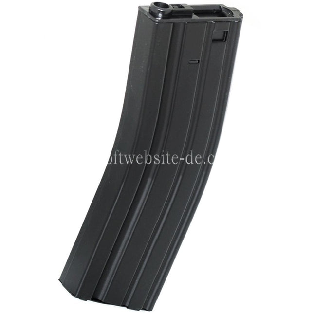 Airsoft Website 500rd Winding Hi-Cap Magazin Geeignet für M4 M16 Serie AEG Gewehre Schwarz