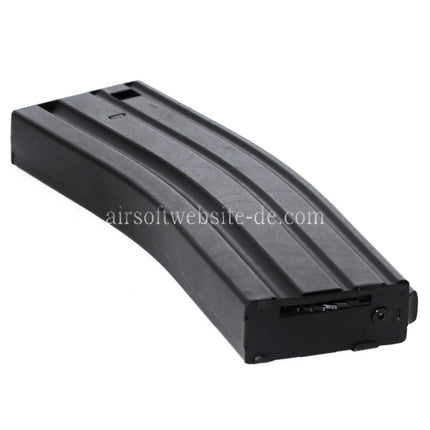 Airsoft Website 500rd Winding Hi-Cap Magazin Geeignet für M4 M16 Serie AEG Gewehre Schwarz