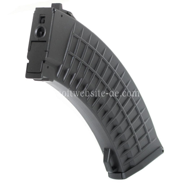 CYMA 550rd Bulgarian Waffle Flash Magazin Geeignet für AK Serie AEG Gewehre Airsoft Schwarz