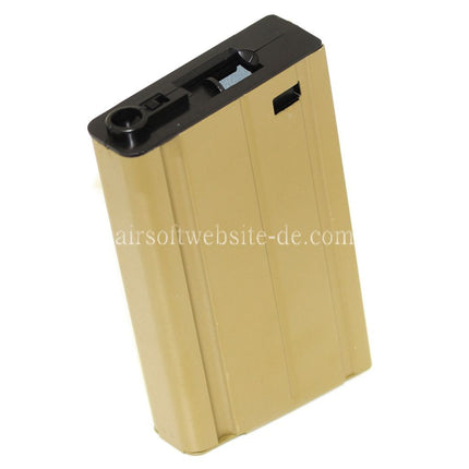 Airsoft Website 440rd Hi-Cap Magazin Geeignet für VFC D-Boys SCAR-H Serie AEG Gewehre Dark Earth