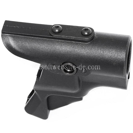 PPS M870 Schrotflinte Schaft adapter Typ B zur Verwendung M4 Serie Gewehrschaft Airsoft Schwarz