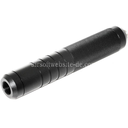 Airsoft Website 146mm 5.75 Zoll Noise Damping Bowl Schalldämpfer Laufverlängerungsrohr +/-14mm CW/CCW Gewinde Lauf Airsoft
