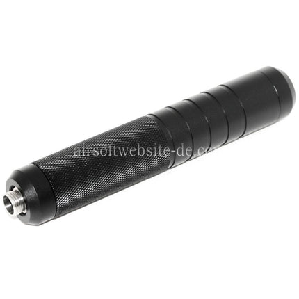 Airsoft Website 146mm 5.75 Zoll Noise Damping Bowl Schalldämpfer Laufverlängerungsrohr +/-14mm CW/CCW Gewinde Lauf Airsoft