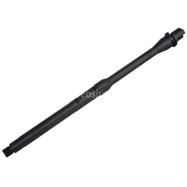 5KU 14.5 Aluminium äußere Lauf -14mm CCW Gewinde gegen den Uhrzeigersinn Geeignet für M4 M16 Serie AEG Gewehre Airsoft Schwarz