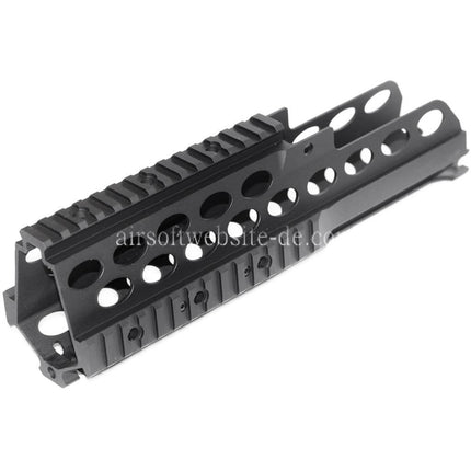 Golden Eagle 260mm CNC Aluminum RAS Handschutz Schienen System Geeignet für JG Golden Eagle CYMA Echo1 Matrix Tokyo Marui G36 Serie AEG Gewehre Airsoft Schwarz