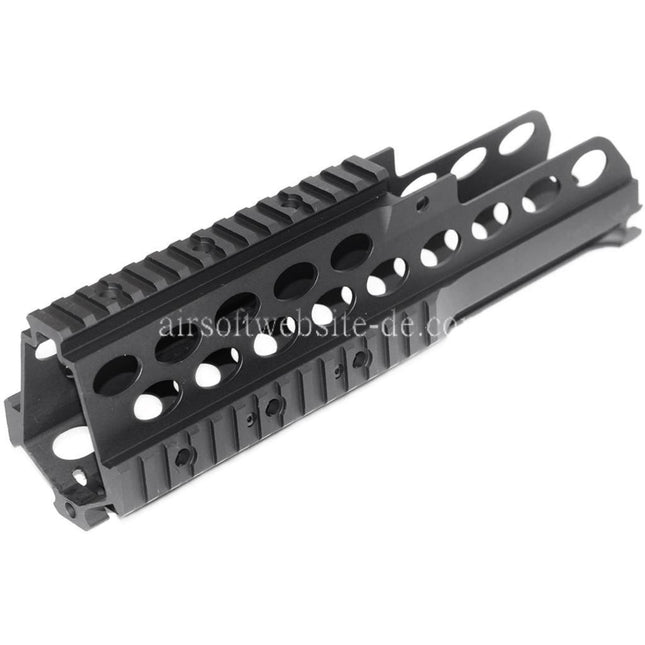 Golden Eagle 260mm CNC Aluminum RAS Handschutz Schienen System Geeignet für JG Golden Eagle CYMA Echo1 Matrix Tokyo Marui G36 Serie AEG Gewehre Airsoft Schwarz