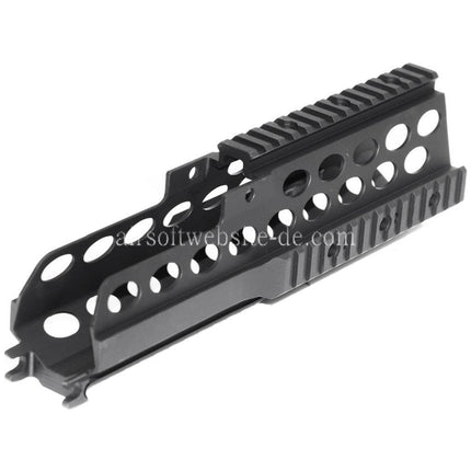 Golden Eagle 260mm CNC Aluminum RAS Handschutz Schienen System Geeignet für JG Golden Eagle CYMA Echo1 Matrix Tokyo Marui G36 Serie AEG Gewehre Airsoft Schwarz