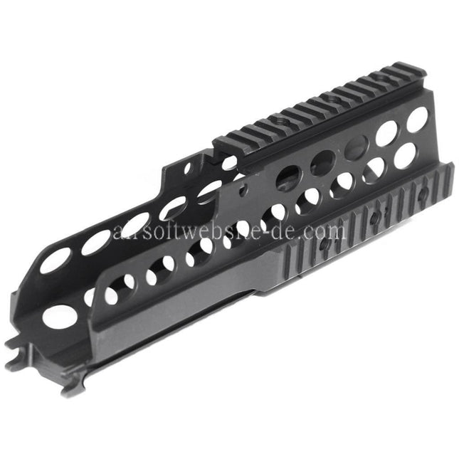 Golden Eagle 260mm CNC Aluminum RAS Handschutz Schienen System Geeignet für JG Golden Eagle CYMA Echo1 Matrix Tokyo Marui G36 Serie AEG Gewehre Airsoft Schwarz