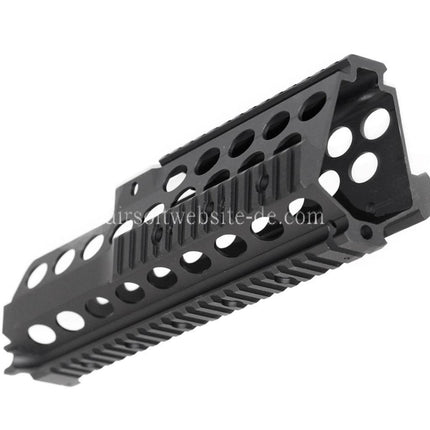Golden Eagle 260mm CNC Aluminum RAS Handschutz Schienen System Geeignet für JG Golden Eagle CYMA Echo1 Matrix Tokyo Marui G36 Serie AEG Gewehre Airsoft Schwarz