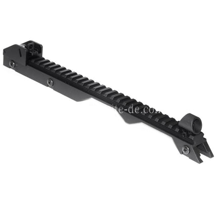 Golden Eagle 340mm Tragegriff an der oberen Schiene Geeignet für G36-Serie AEG Gewehre Airsoft Schwarz