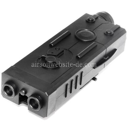 Golden Eagle QD 20mm Standard Schienenmontage PEQ Stil Batteriefach Box Schwarz