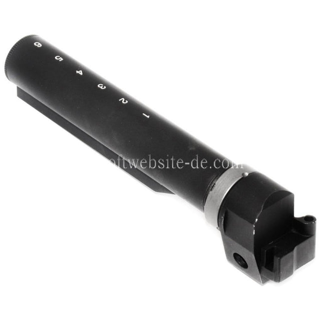 5KU 6-Positions Gewehrschaft Pufferrohr adapter Geeignet für AK Konvertierung zur Verwendung von M4 schaft Gewehre Airsoft Schwarz