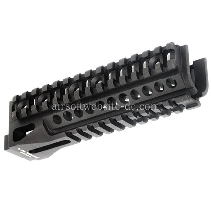 5KU CNC 160mm B-10M Stil Untere Handschutz Schienen System Geeignet für AK Serie AEG GBB Gewehre Airsoft Schwarz