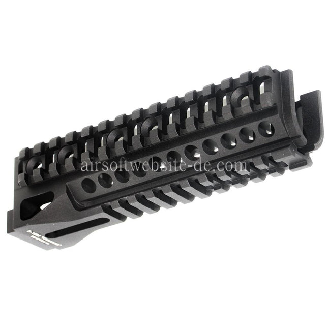 5KU CNC 160mm B-10M Stil Untere Handschutz Schienen System Geeignet für AK Serie AEG GBB Gewehre Airsoft Schwarz