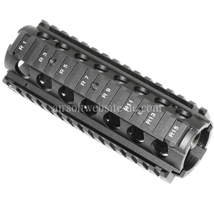 CYMA 170mm CNC Aluminum KAC Type M4A1 M4CQB RAS Handschutz Schienen System Geeignet für CYMA E&C D-Boys G&P Classic Army KWA G&G Tokyo Marui M4 M16 Serie AEG Gewehre Airsoft Schwarz