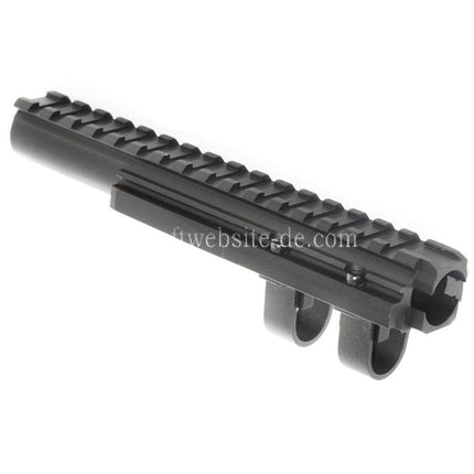 Golden Eagle 20mm Oberes Handschutzschienensystem Geeignet für Jing Gong JG Golden Eagle AK Serie AEG-Gewehre Airsoft Schwarz