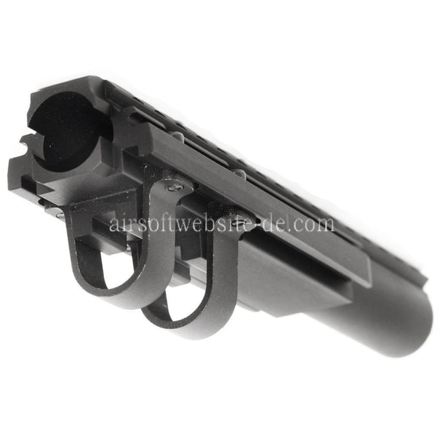 Golden Eagle 20mm Oberes Handschutzschienensystem Geeignet für Jing Gong JG Golden Eagle AK Serie AEG-Gewehre Airsoft Schwarz