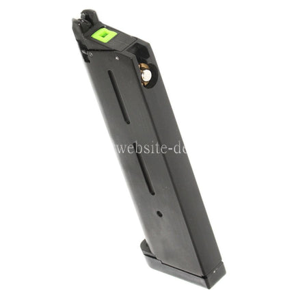 APS 25rd Turbo Magazin Geeignet für ARMY/DOUBLE BELL/E&C/Tokyo Marui 1911 APS Marcux Crxius Serie GBB Pistolen Airsoft Schwarz