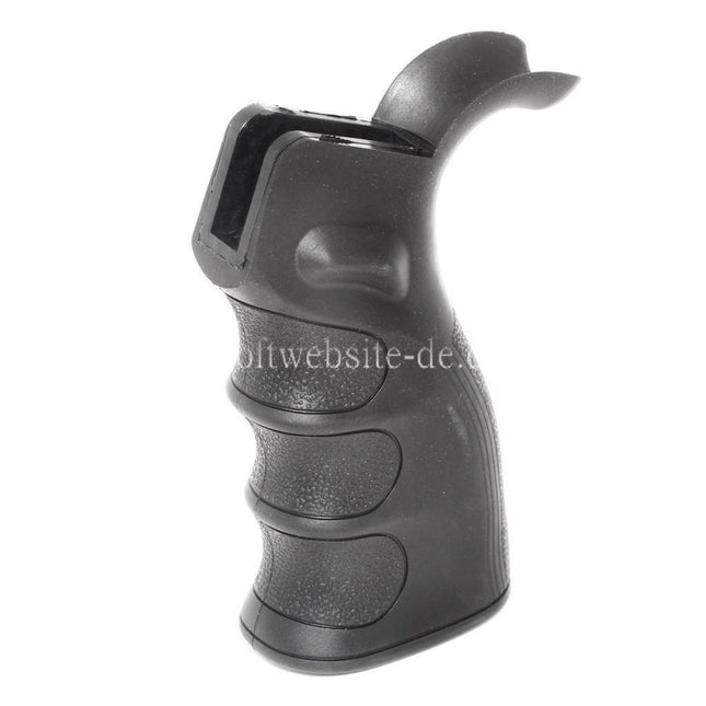 Airsoft Website Robuste Oberfläche und Fingerrillen Ergonomischer Pistolengriff Geeignet für M4 M16 GBB Gewehre Schwarz