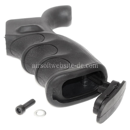 Airsoft Website Robuste Oberfläche und Fingerrillen Ergonomischer Pistolengriff Geeignet für M4 M16 GBB Gewehre Schwarz