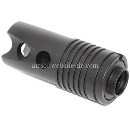 CYMA Strike Mündungsfeuerdämpfer Geeignet für -14mm CCW Gegen den Uhrzeigersinn Lauf Gewehre Airsoft Schwarz