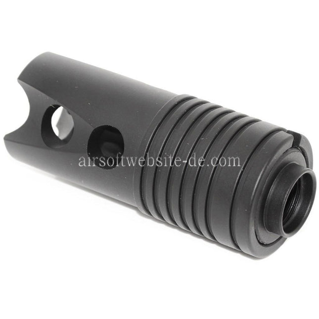 CYMA Strike Mündungsfeuerdämpfer Geeignet für -14mm CCW Gegen den Uhrzeigersinn Lauf Gewehre Airsoft Schwarz