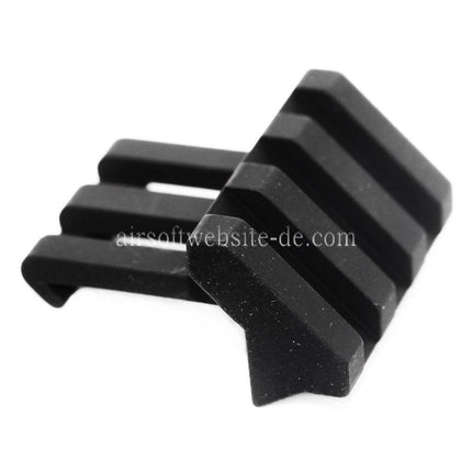 APS PER Phantom 3-Slots Versetzte 45 Grad 20mm Picatinny Schienenmontage Schwarz