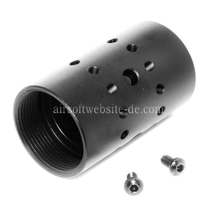 APS CNC 13.5 Zoll PER Phantom 4.0 M-LOK Handschutz Schienen System Geeignet für APS CYMA G&P JG Tokyo Marui M4 M16 Serie AEG Gewehre Airsoft Schwarz