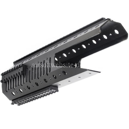 CYMA CNC Aluminum 326mm Handschutz Schienen System Geeignet für CYMA Tokyo Marui M14 Serie AEG Gewehre Airsoft Schwarz