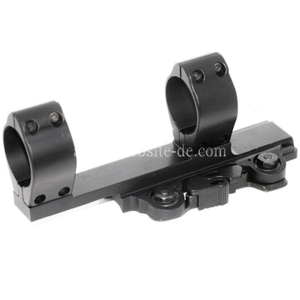 CYMA Tactical Stil 30mm QD Doppelring Visierhalterung Doppelte Zielfernrohrmontage Schwarz