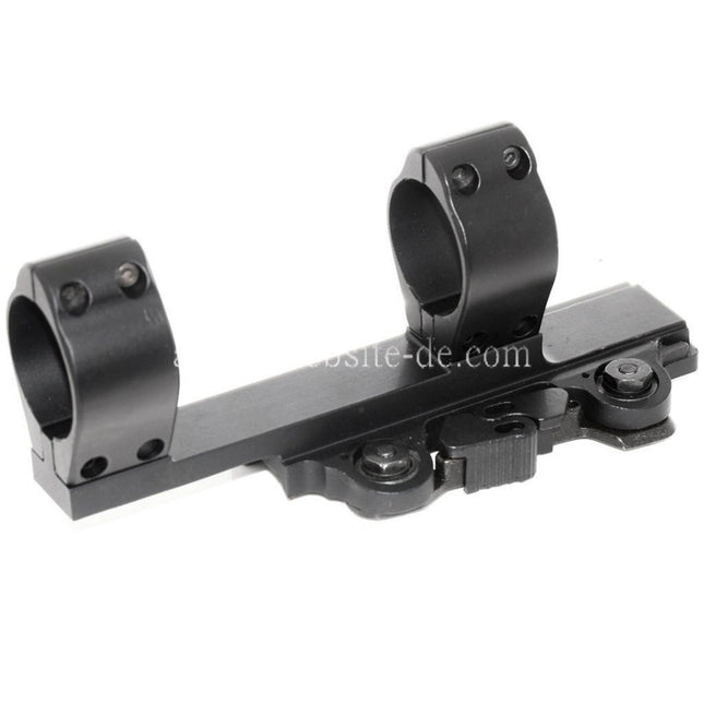 CYMA Tactical Stil 30mm QD Doppelring Visierhalterung Doppelte Zielfernrohrmontage Schwarz