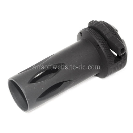 CYMA Metall QD Mündungsfeuerdämpfer Geeignet für CM041 CM049 MP5 Serie AEG Gewehre Airsoft Schwarz