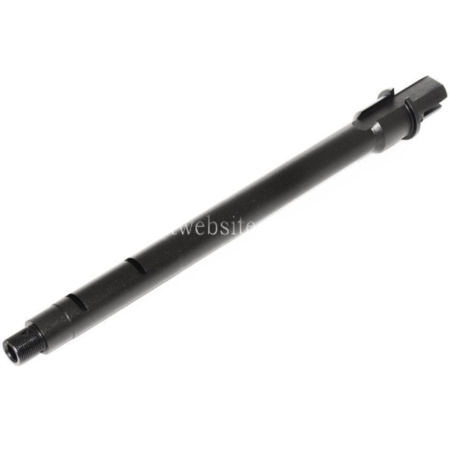 E&C 10/11 Zoll Aluminium M4CQB Außenlauf -14mm CCW Gegen den Uhrzeigersinn Geeignet für M4 M16 Serie AEG Gewehre Airsoft Schwarz