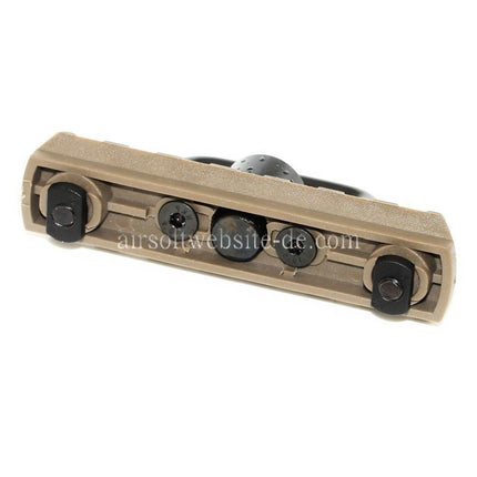 APS 7-Slots MIL-STD 1913 Rail M-LOK Schienen Segmentplatte mit QD Riemenwirbel