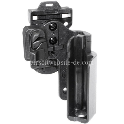 APS Quantum Mechanics OWB Condition 3 Carry Quick Taktisches Holster Geeignet für G17 G22 Serie Pistolen Airsoft Schwarz