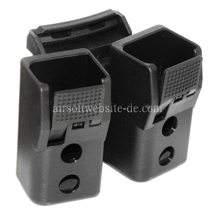 APS Quantum Mechanics Abschließbare Doppelmagazintasche Geeignet für G17 / G18C / G19 / G22 / G23 / G24 / G34 / G35 G-Serie GBB Magazin