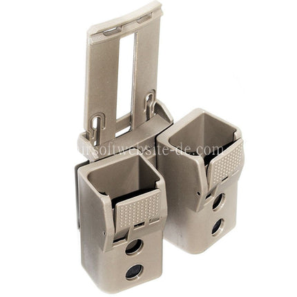 APS Quantum Mechanics Abschließbare Doppelmagazintasche Geeignet für G17 / G18C / G19 / G22 / G23 / G24 / G34 / G35 G-Serie GBB Magazin