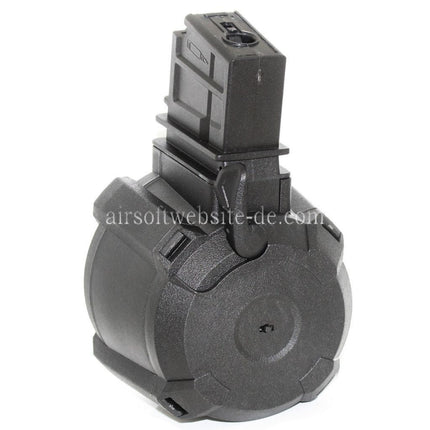 BATTLEAXE 1400rd Elektrisch Trommelmagazin Geeignet für G36 Serie AEG Gewehre Airsoft