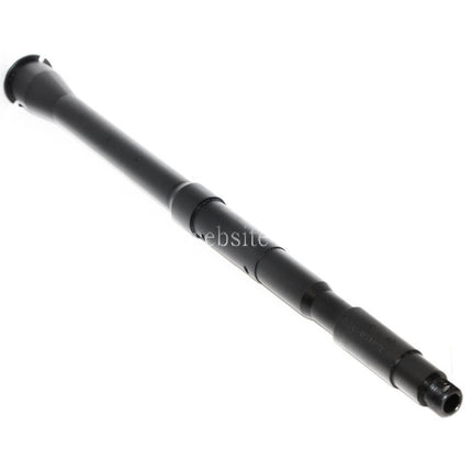 5KU 14.5 Zoll Aluminium Einteiliger Außenlauf -14mm CCW Gegen den Uhrzeigersinn Geeignet für WA M4 Serie GBB Gewehre Airsoft Schwarz