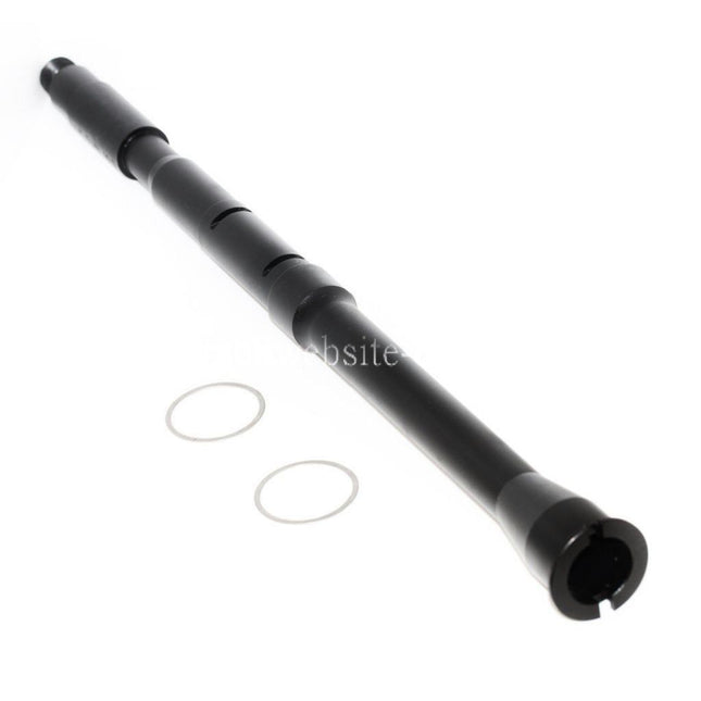 5KU 14.5 Zoll Aluminium Einteiliger Außenlauf -14mm CCW Gegen den Uhrzeigersinn Geeignet für WA M4 Serie GBB Gewehre Airsoft Schwarz