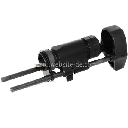 Airsoft Website 3-Position Stinger Tanker Einziehbarer Gewehrschaft (HK416C Stil ) Geeignet für M4 M16 AEG Gewehre Schwarz