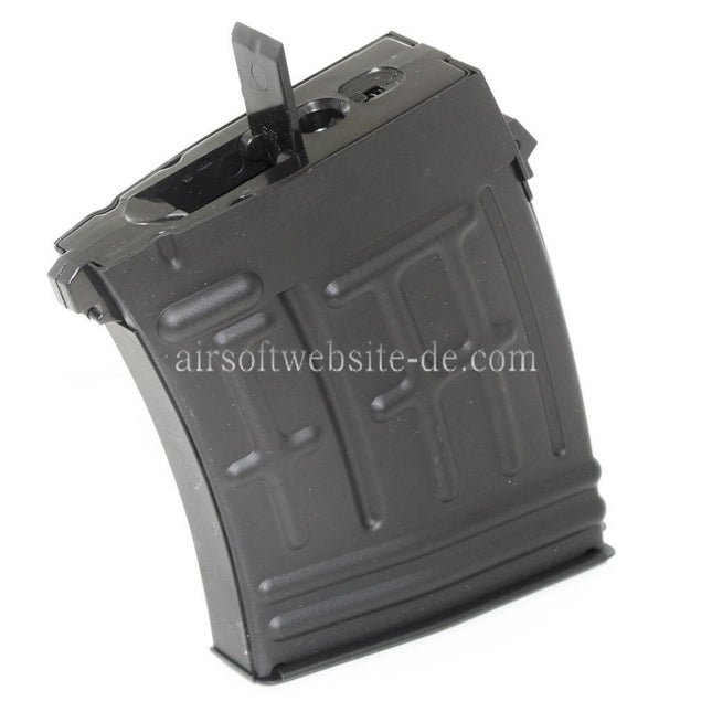CYMA 120rd Hi-Cap Magazin Geeignet für S&T RS CYMA Tokyo Marui SVD Serie AEG Gewehre Airsoft Schwarz