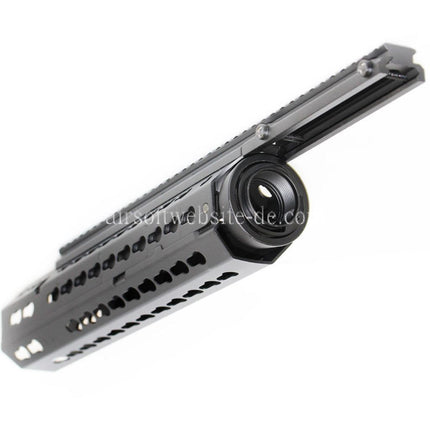 CYMA Keymod Modular Handschutz Schienen System Geeignet für CYMA CM079 Tokyo Marui M4 Serie AEG Gewehre Airsoft Schwarz