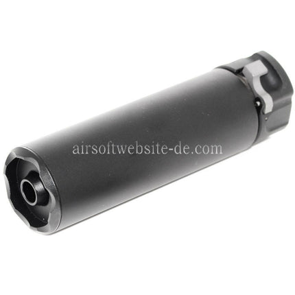 5KU 133mm SOCOM556 Mini-2 RC Schalldämpfer mit Mündungsfeuerdämpfer Geeignet für -14mm CCW Gegen den Uhrzeigersinn Lauf Gewehre Airsoft